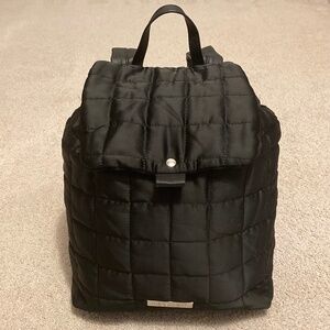 Wear Moi DIV103 Black Quilted Backpack